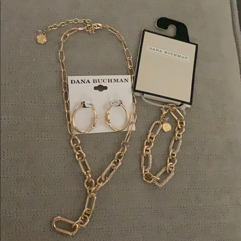 Dana Buchman Necklace, bracelet, earrings set